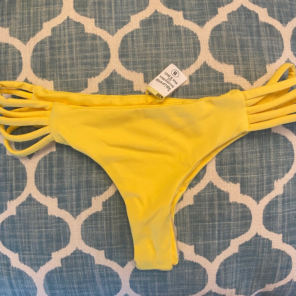 San Lorenzo Side Strap Bikini Bottom NWOT, SM